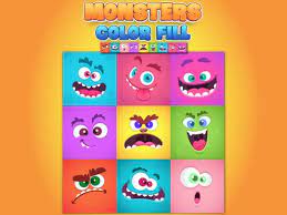 Monsters Color Fill
